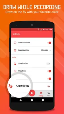 HD Screen Recorder android App screenshot 5